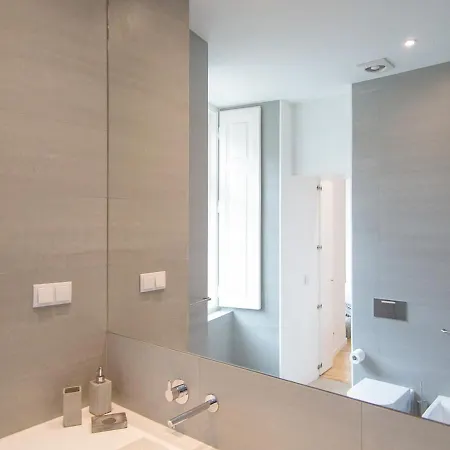 شقة Baixa Chiado Elegant Bright Ac Elevator